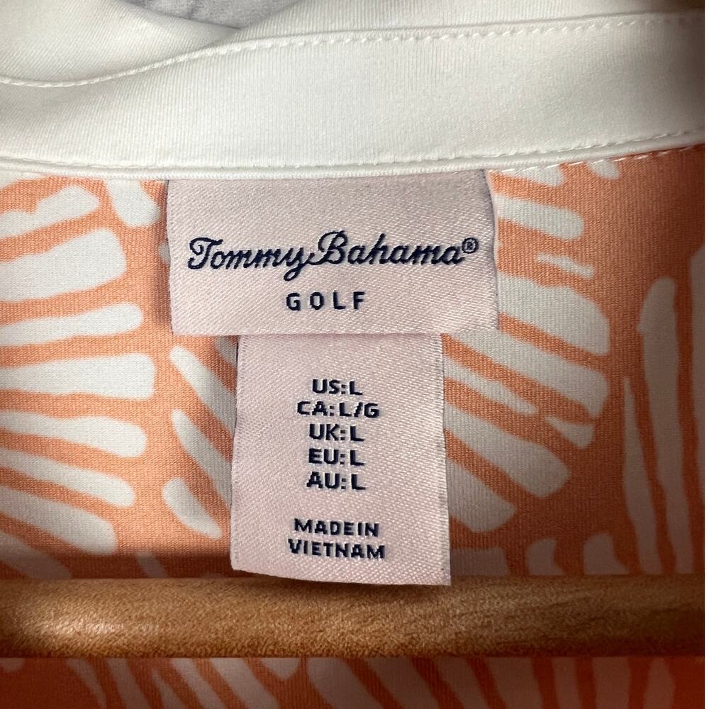 Tommy Bahama Womens L Coastal Preppy Tropical Golf Lot 2 Sleeveless Polo Tops - Picture 7 of 12